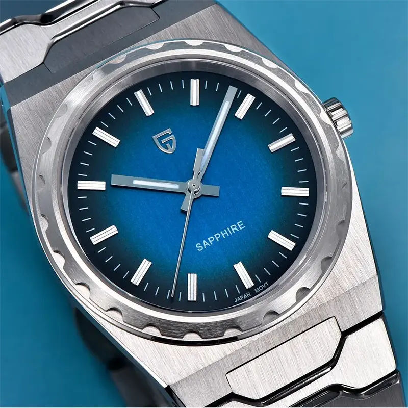 Pagani Design Super Slim Blue Dial Men's Watch- PD-YS020